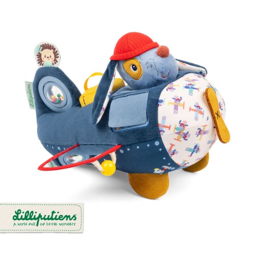pol_pl_Lilliputiens-Przytulanka-aktywizujaca-wielofunkcyjna-Samolot-Piesek-Jules-9-m-13731_1.jpg